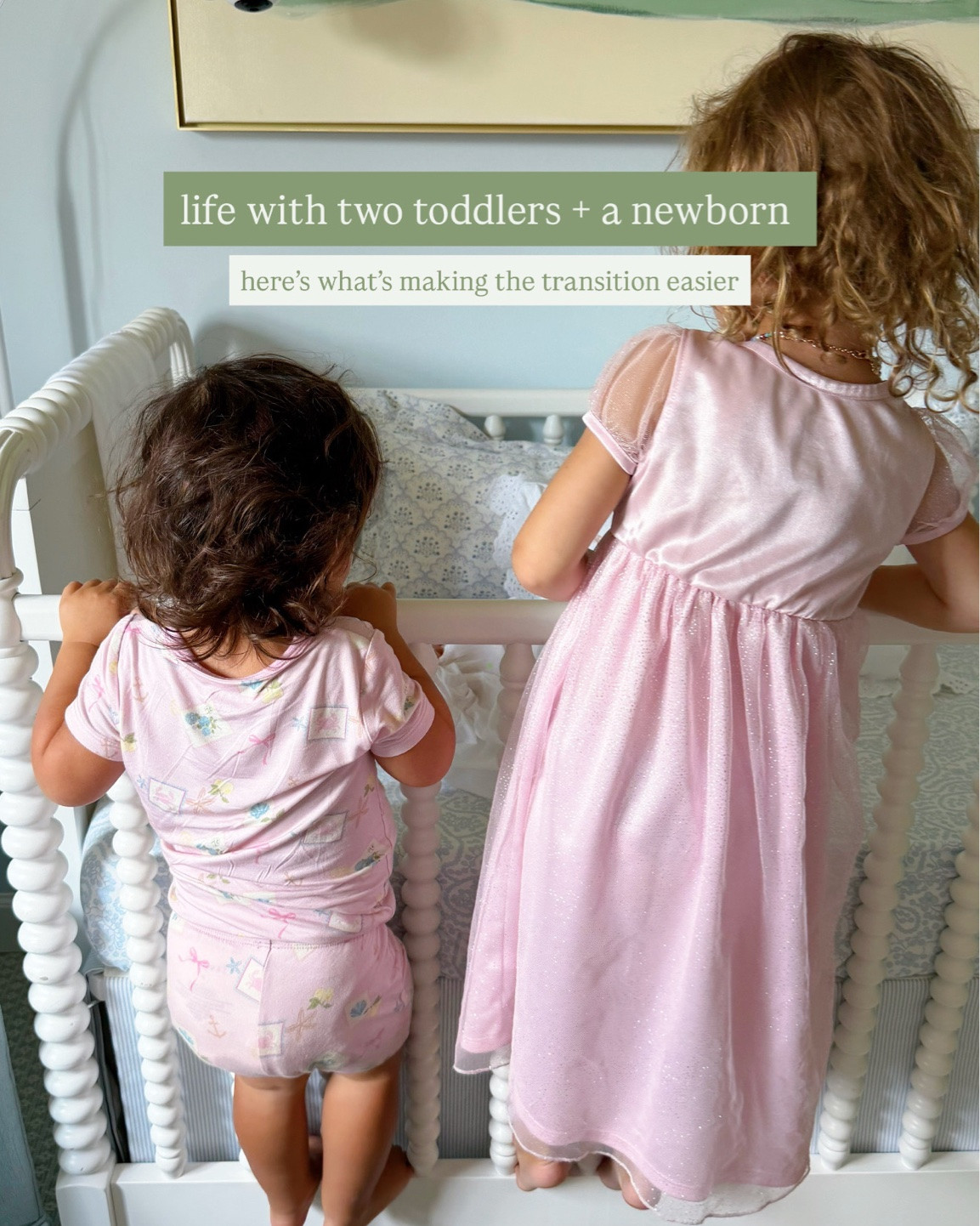 Things that are making the transition with a newborn and two toddlers easier!