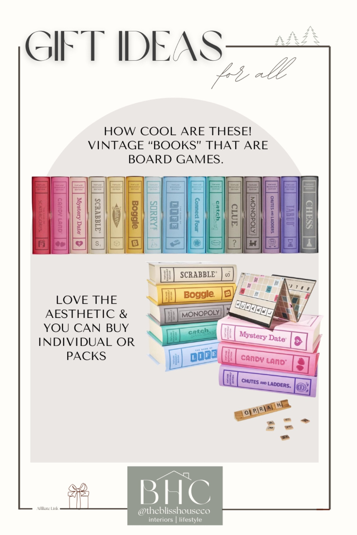 Vintage board game books! Get the set or individuals! Perfect gift. 

#LTKKids #LTKHome #LTKGiftGuide
