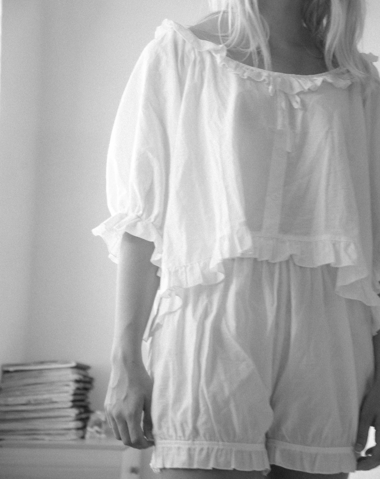 Romeo Sleep Top in White | Shop.com
