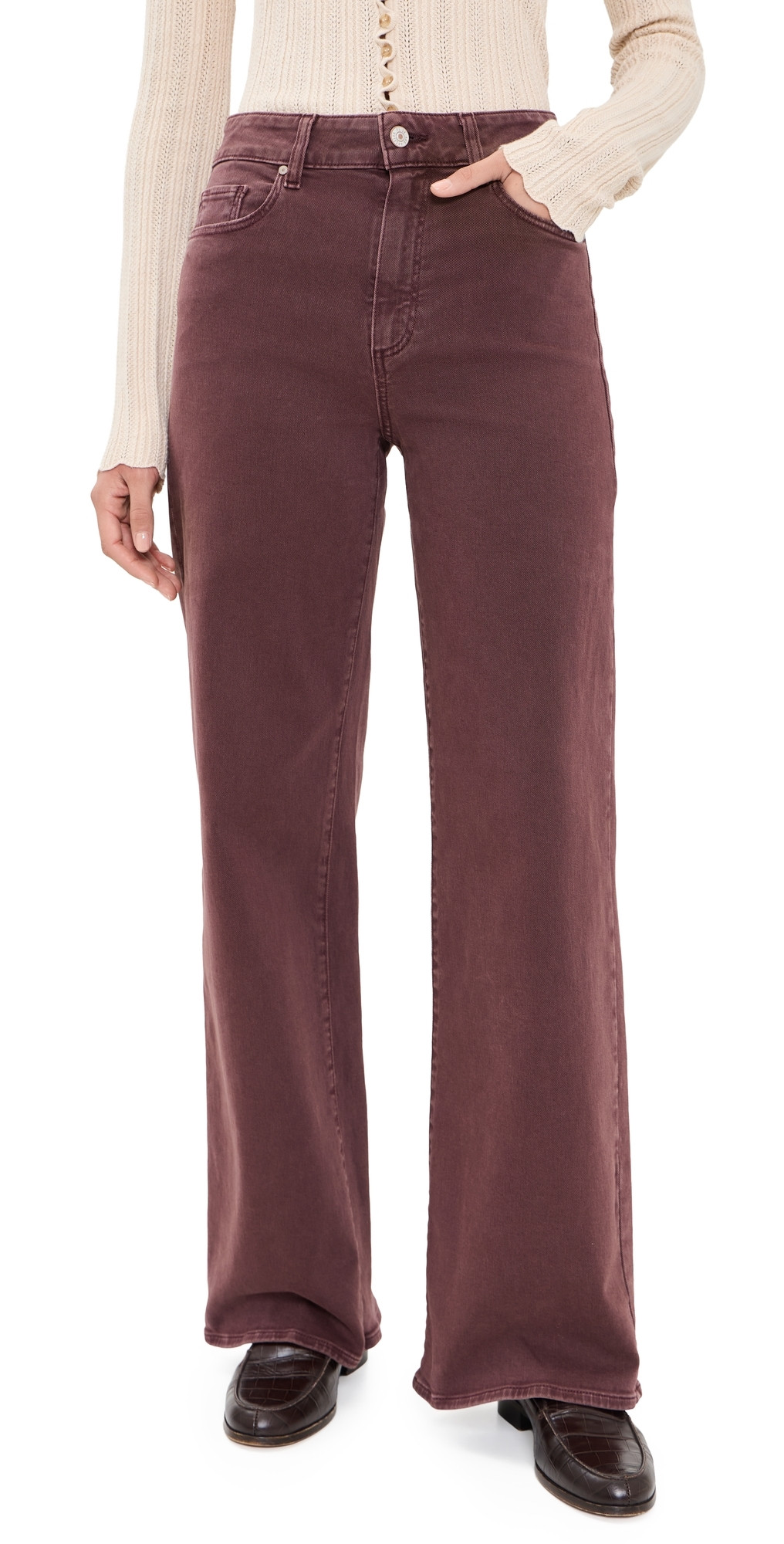 PAIGE Anessa Jeans 31 Vintage Wild Mulberry 32 | Shopbop