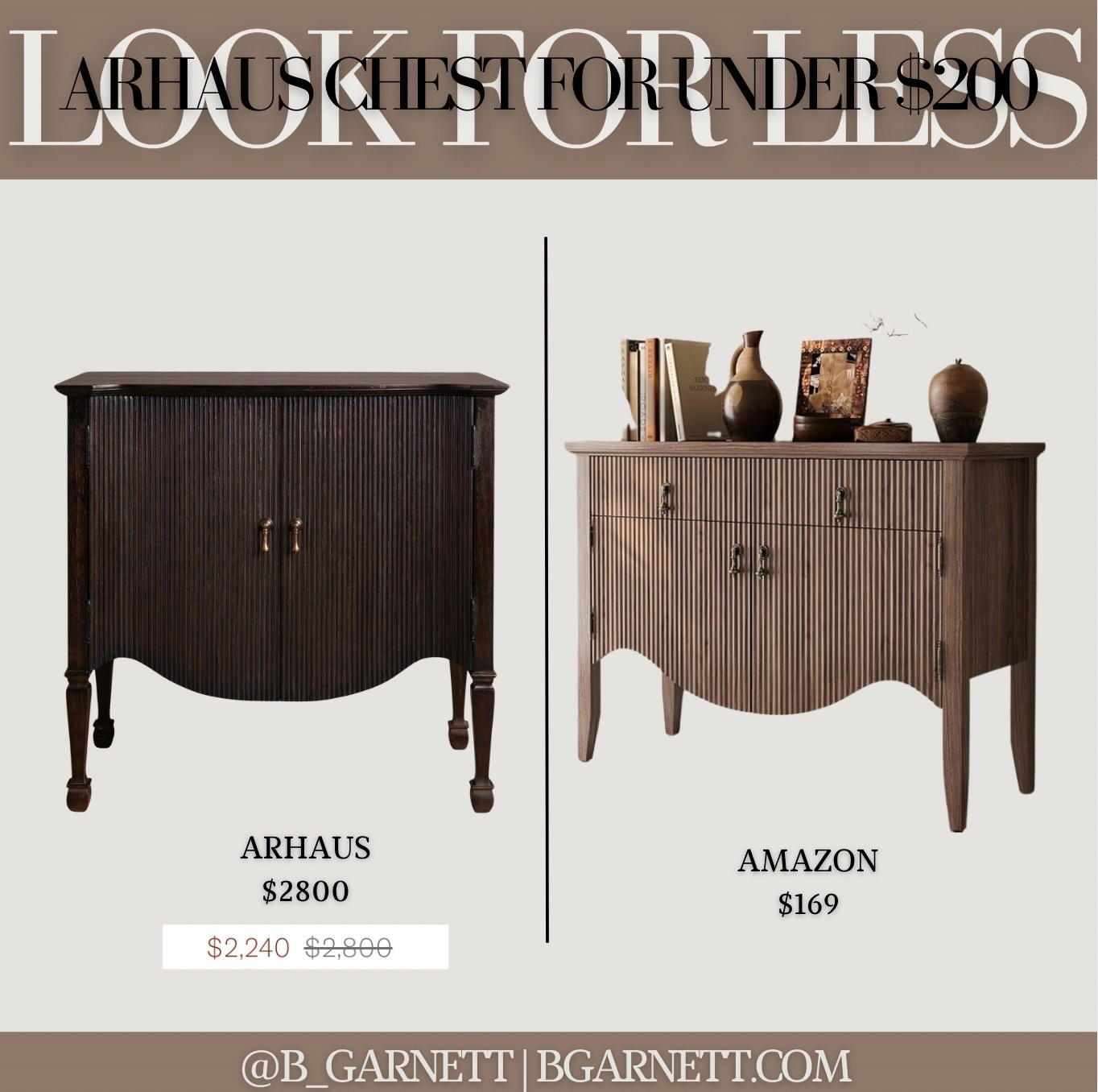 Arhaus “Conrad Hall Chest” look for under $200

Home decor | Arhaus furniture | wood furniture | look for less | amazon decor 

#LTKValentine #LTKHome #LTKSaleAlert