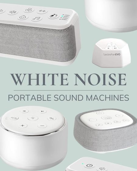 Some of my favorite affordable and portable white noise machines! 😴

#LTKbaby #LTKfindsunder50 #LTKbump