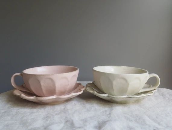 Kohyo Rinka Soup Mug and Plate Set | Etsy | Etsy (US)