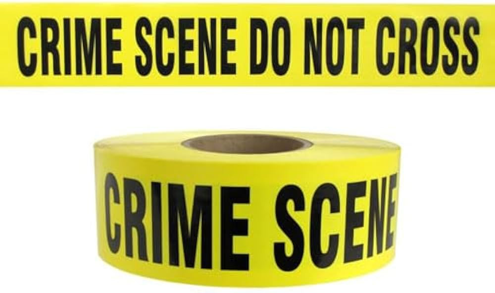 ATERET Crime Scene Do Not Cross Tape 3 inch x 1000 feet, Hazard Safety Tape, Construction Tape fo... | Amazon (US)