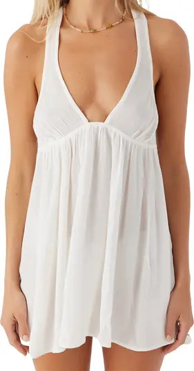 Sarah Saltwater Solids Cover-Up Miniress | Nordstrom