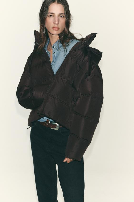 WATER AND WIND PROTECTION SHORT PADDED ANORAK49.99 GBPBrown | 3046/227/700Put it in your basketAd... | Zara UK