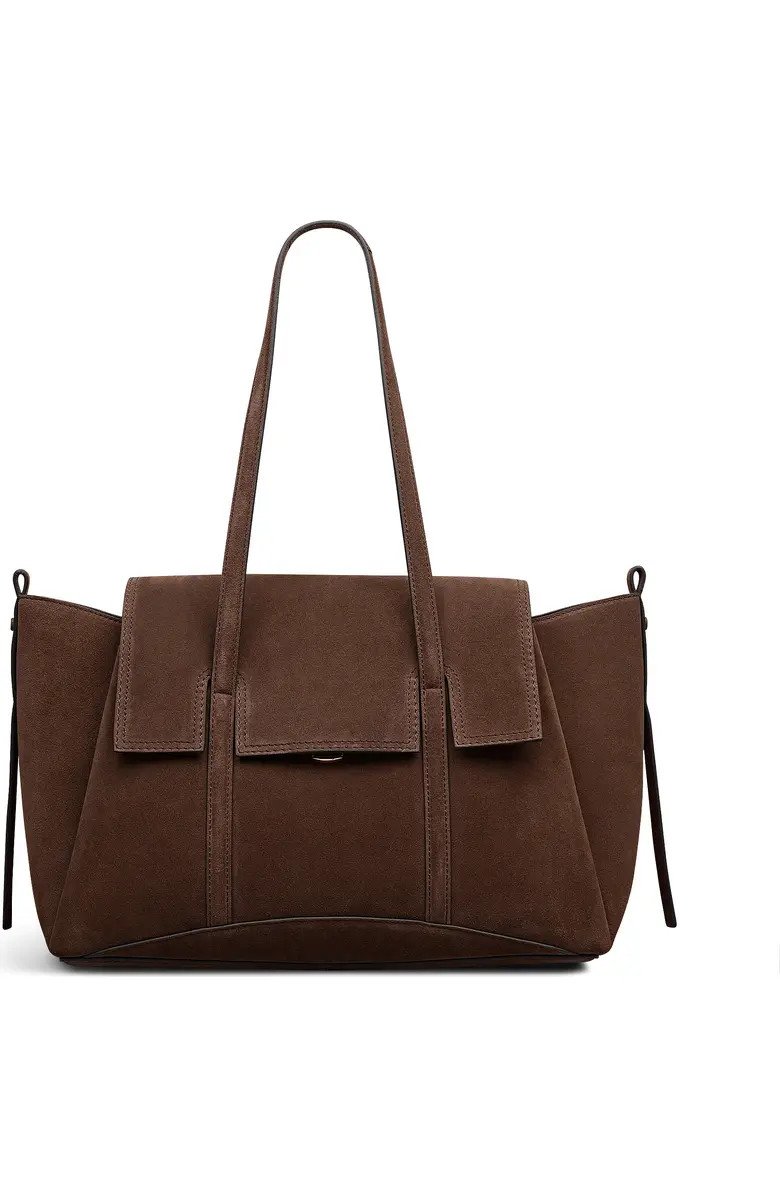 The Chancery - Suede Medium Flapover Shoulder Bag | Nordstrom