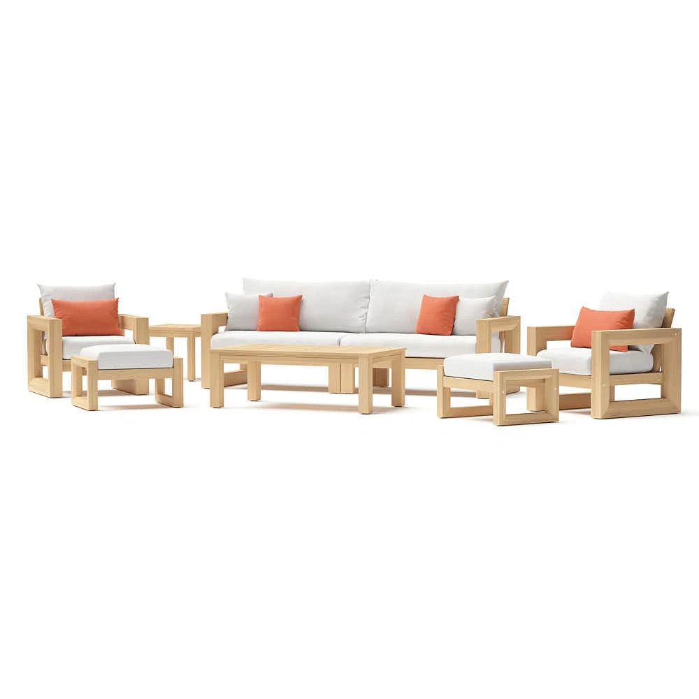 Sehrish 8 Piece Sunbrella Sofa Seating Group with Cushions | Wayfair North America