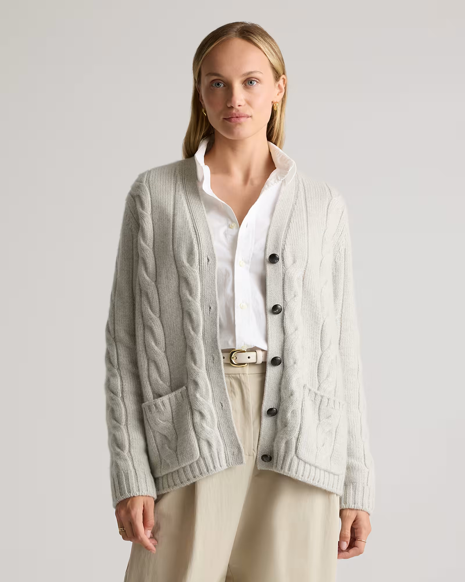 Luxe Baby Cashmere Cable Cardigan | Quince