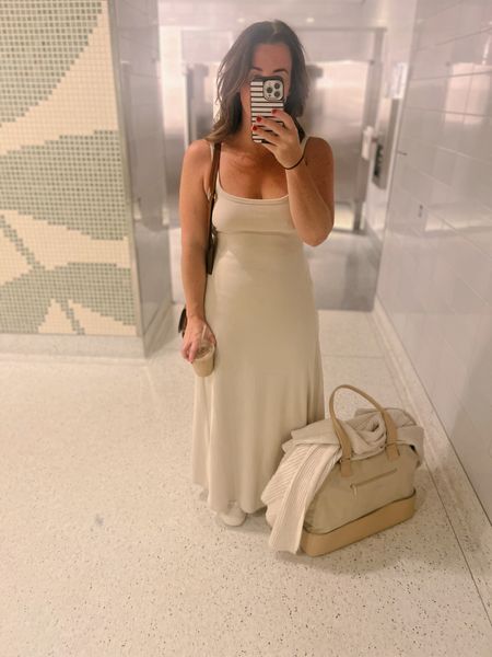Airport outfit ideas… this old navy summer dress is SO good.  Really comfortable ribbed knit dress.  

#LTKFindsUnder50 #LTKTravel #LTKMidsize