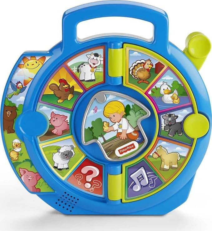 Fisher-Price Little People See ‘n Say Toddler Toy with Music Phrases and Animal Sounds, World o... | Amazon (US)