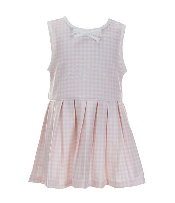 x The Broke Brooke Little Girls 2T-6X Lillian Gingham Print Pleated Tennis Dress | Dillard's