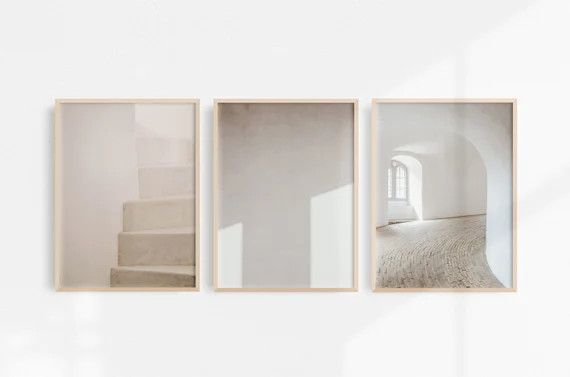 Architecture Print  Set of 3 Prints  Minimalist Print  | Etsy | Etsy (US)