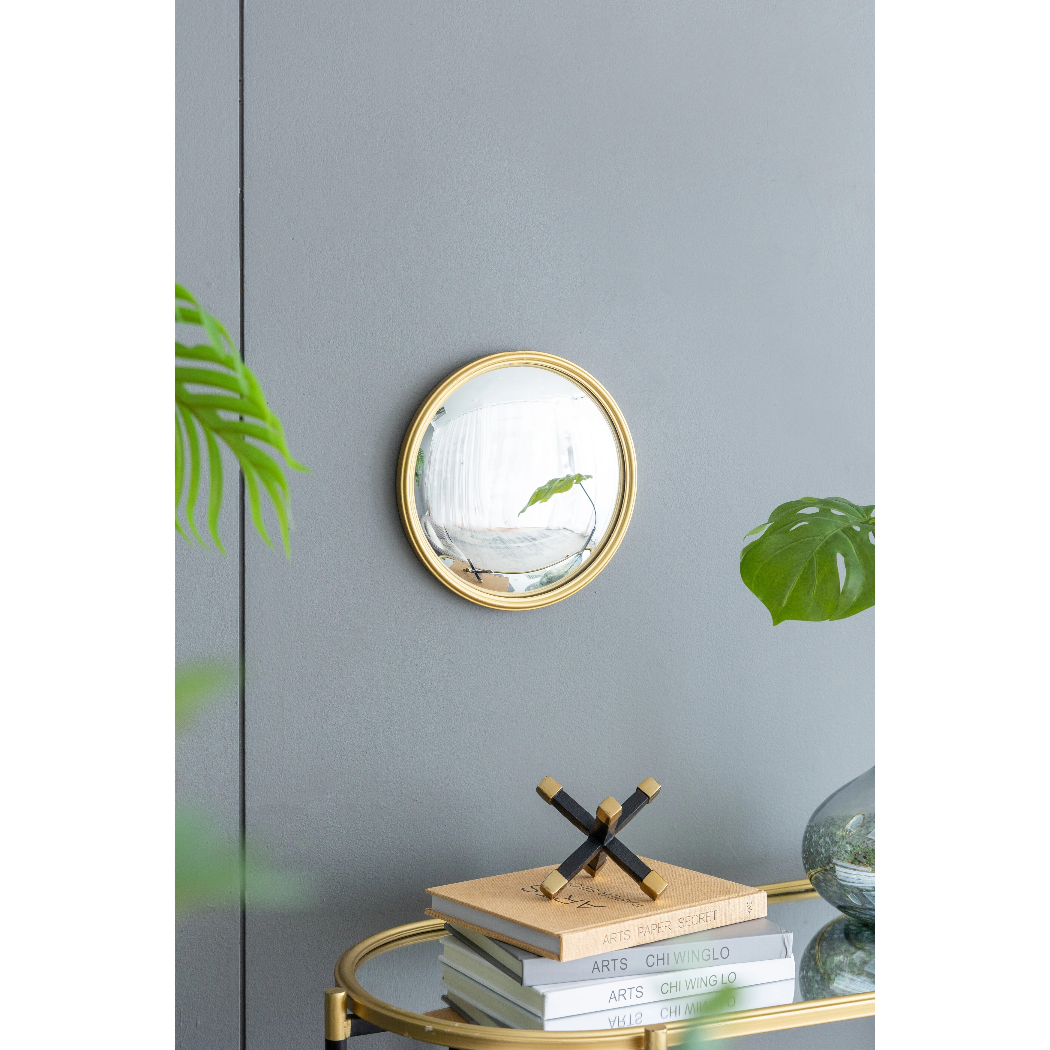 11" Gold Round Mirror, Circle Mirror with Iron Frame for Living Room Bedroom Vanity Entryway Hallway | Bed Bath & Beyond