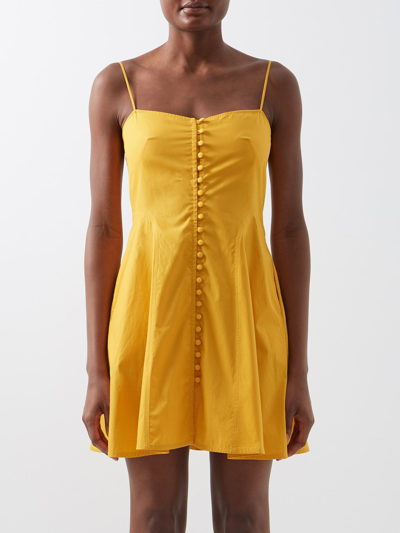 Eileen buttoned cotton-poplin dress | Three Graces London | Matches (US)