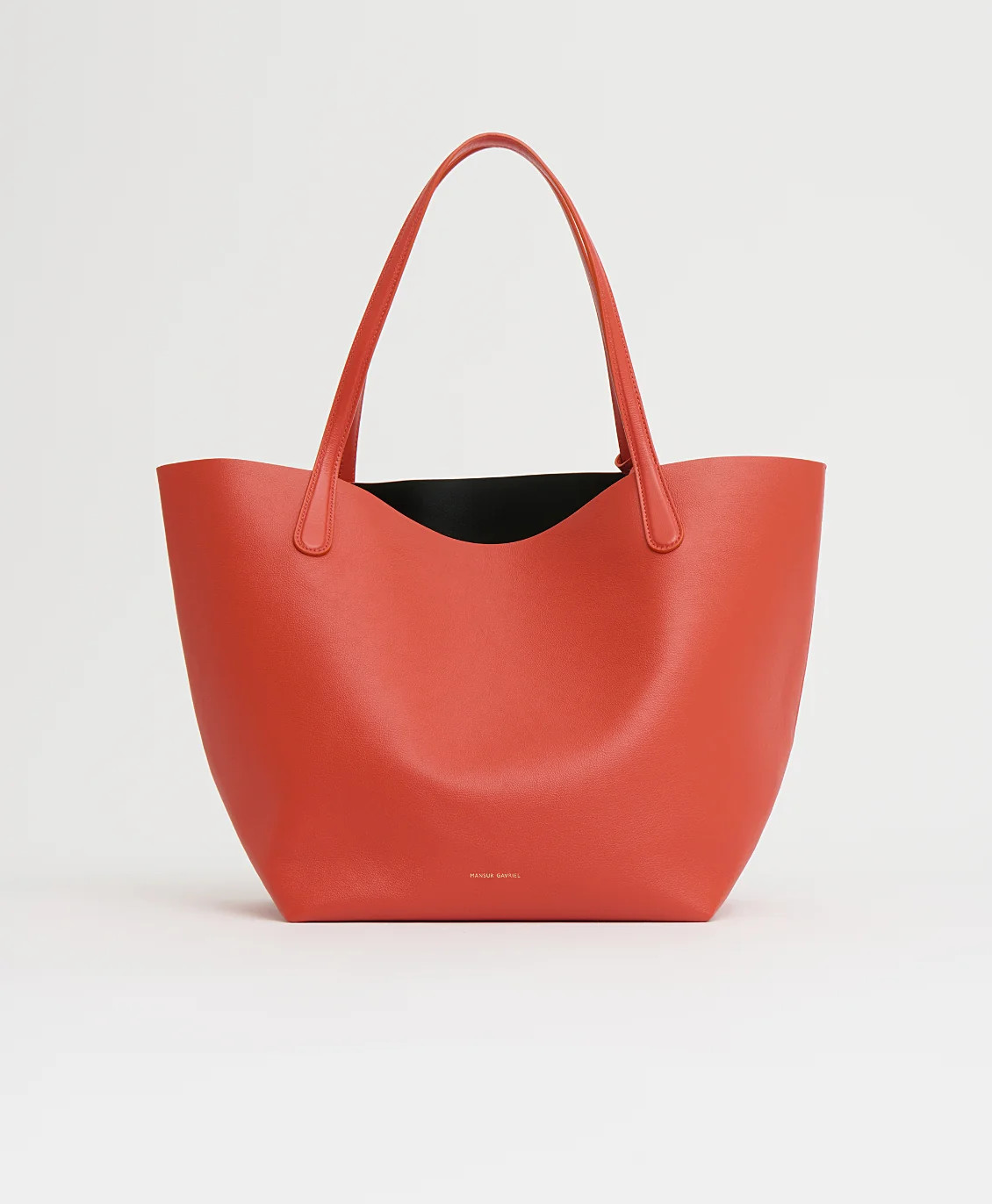 Everyday Soft Tote - Pomodoro/Black | MANSUR GAVRIEL