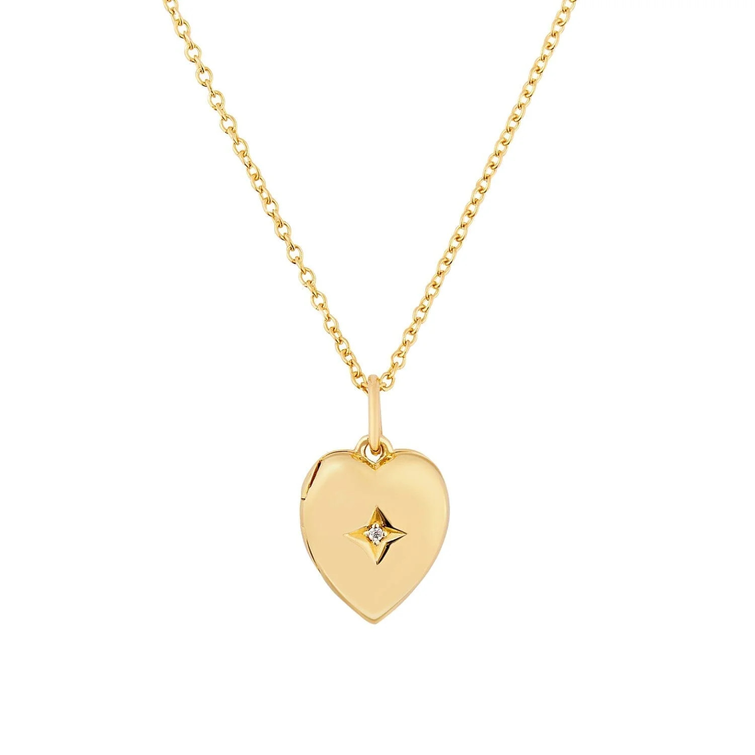 Heart Mini Locket Necklace | Tiny Tags (US)