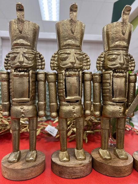 Gold nutcrackers 
Holiday decor 
Christmas decor 

#LTKhome #LTKHoliday #LTKunder50