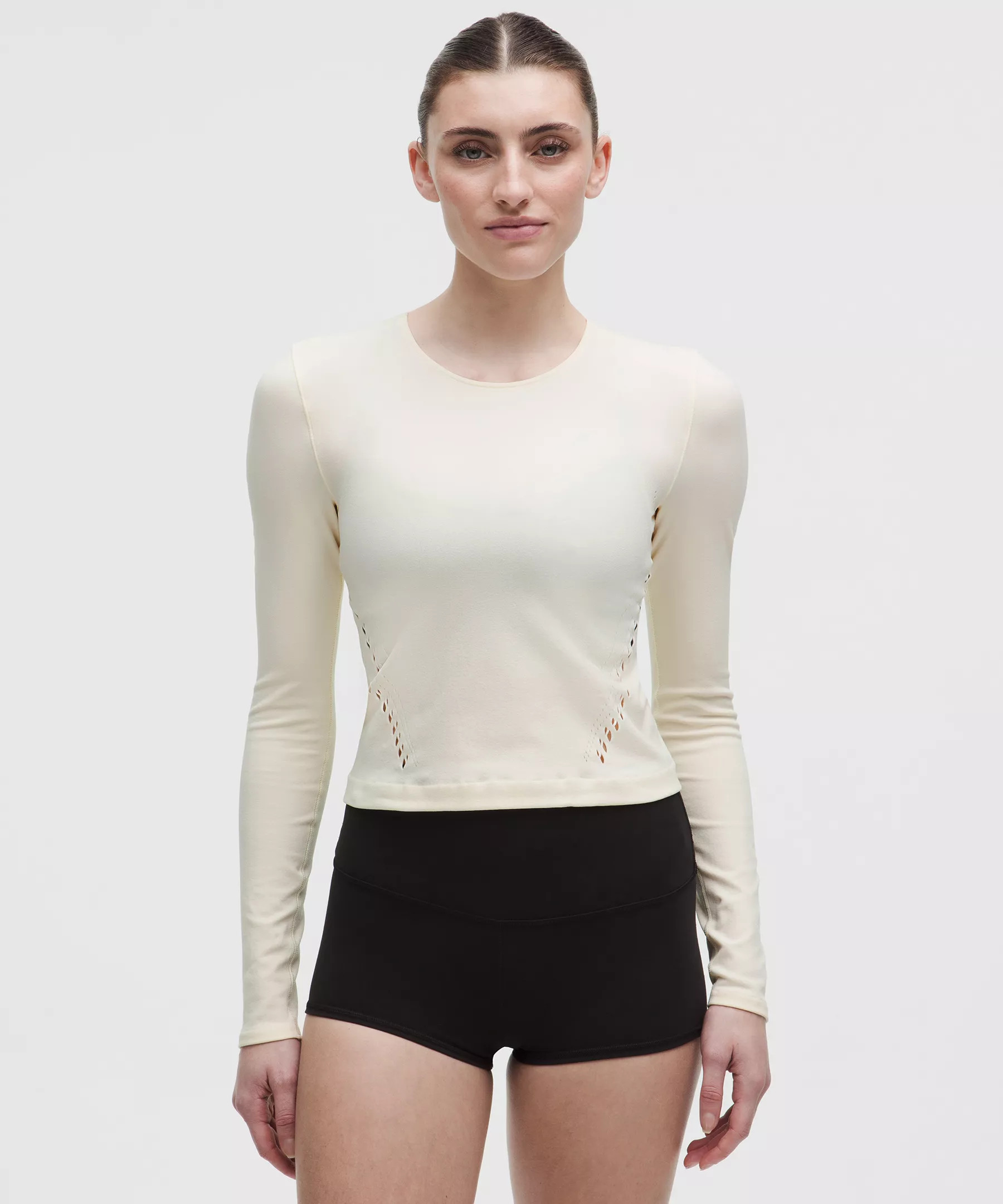 RevealKnit Eyelet Crewneck Long-Sleeve Shirt | Lululemon (US)