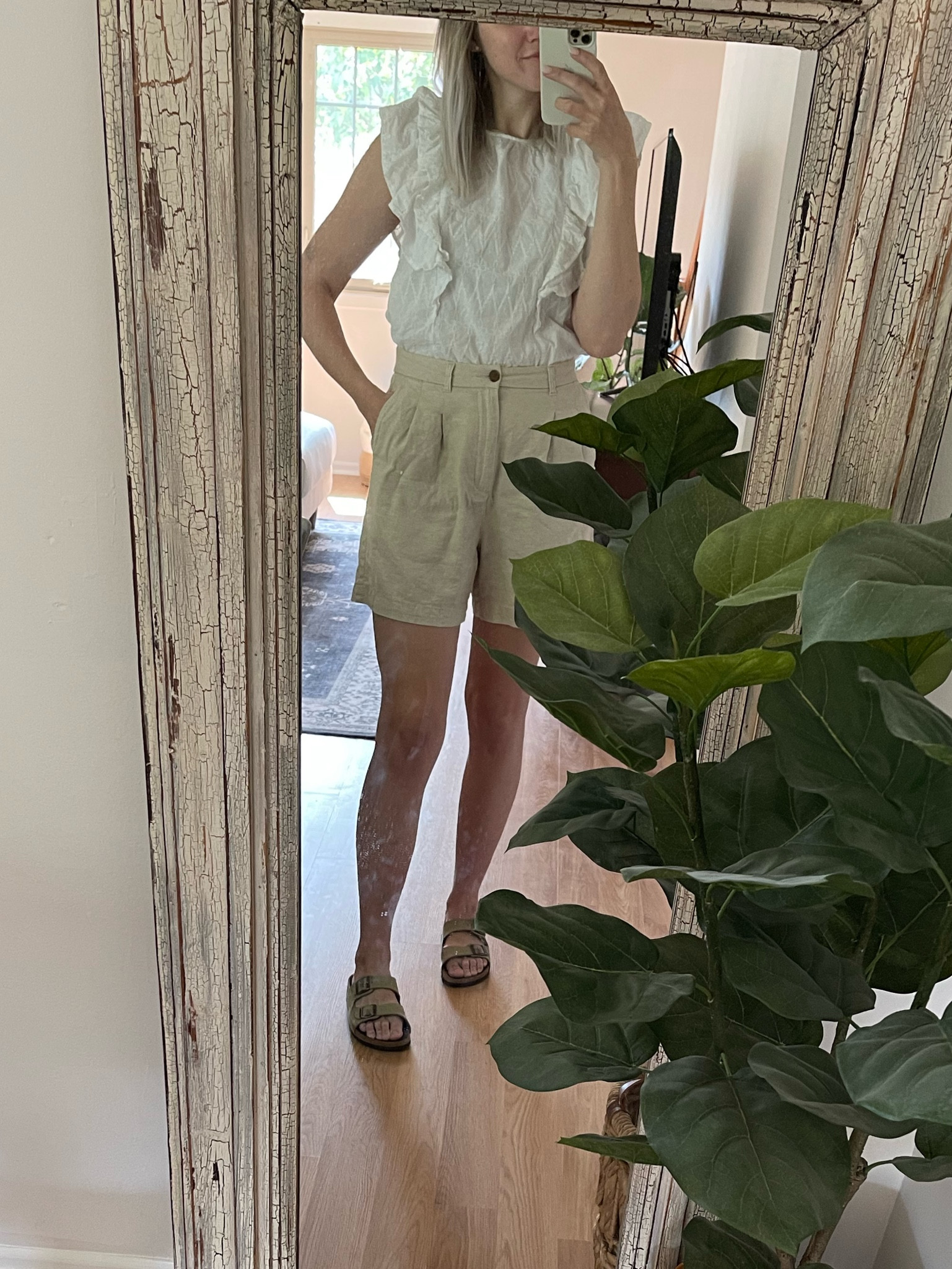 dressy casual summer fit 🌼

shorts are on sale!

#LTKsalealert #LTKunder50