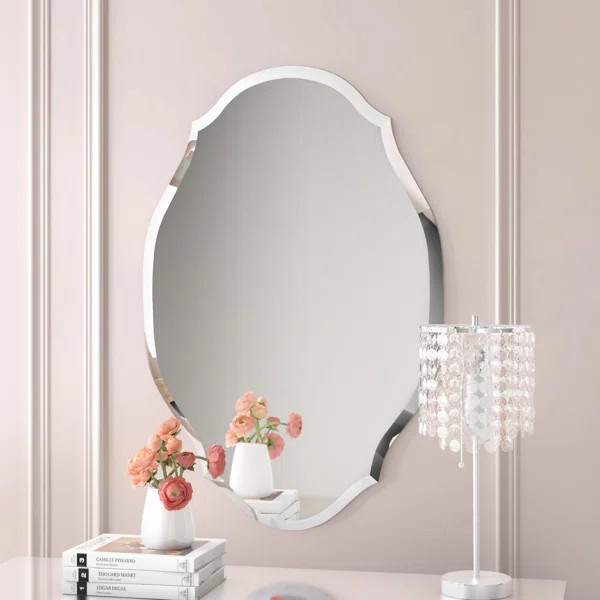 Alyisha Traditional Beveled Frameless Accent Mirror | Wayfair North America