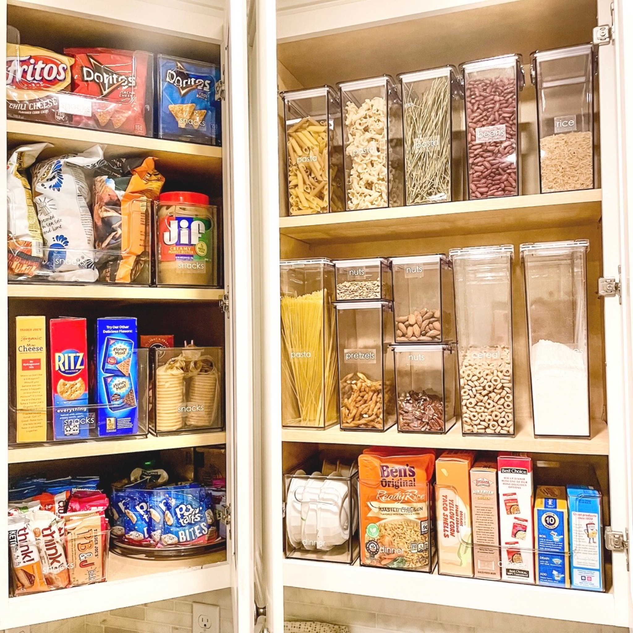 Adjusting shelf heights and adding the correct products is a game changer. 🤩
Did you know we do all of the shopping for you when you hire us? Just one of the many perks when working with a professional organizer.

#LTKunder50 #LTKhome #LTKfamily