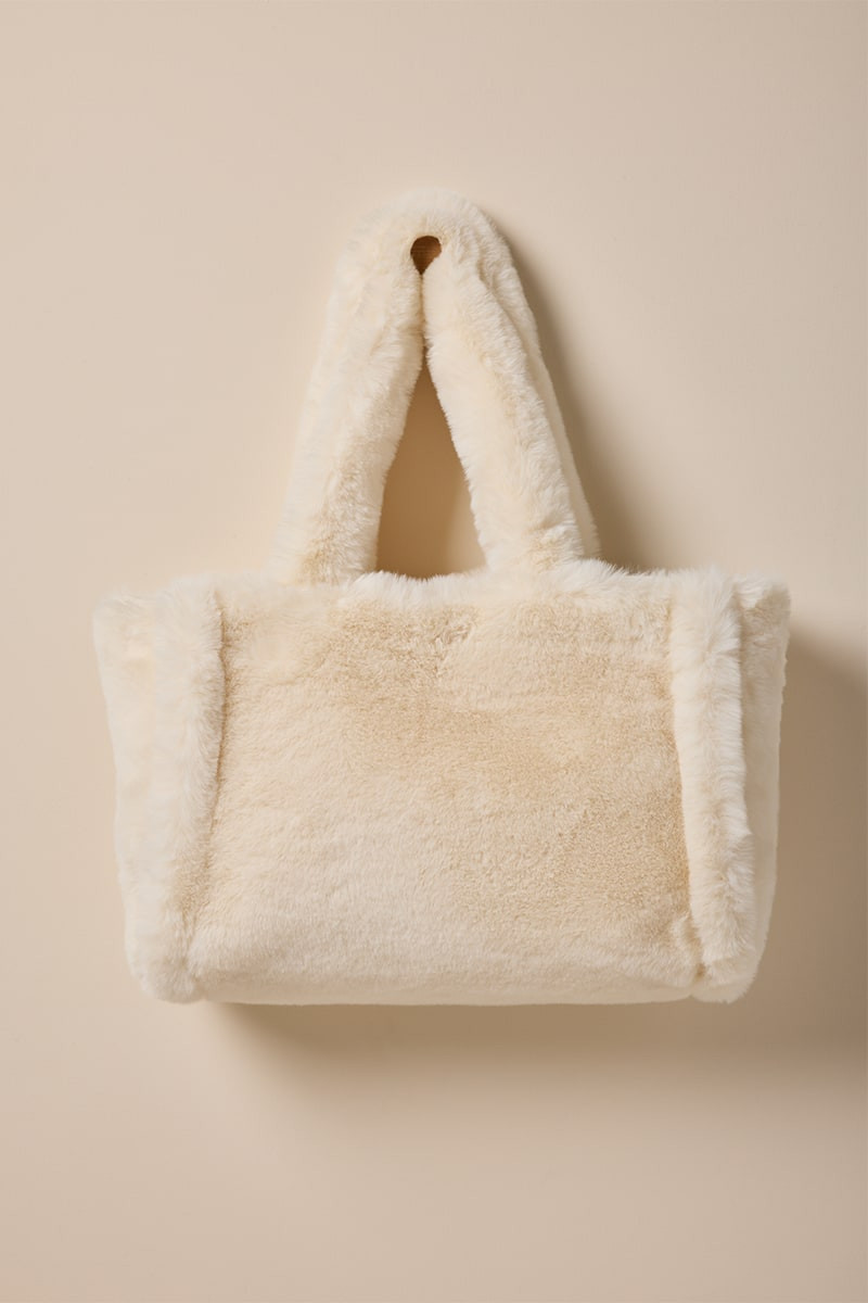 Nora Faux Fur Tote Bag | Francesca's