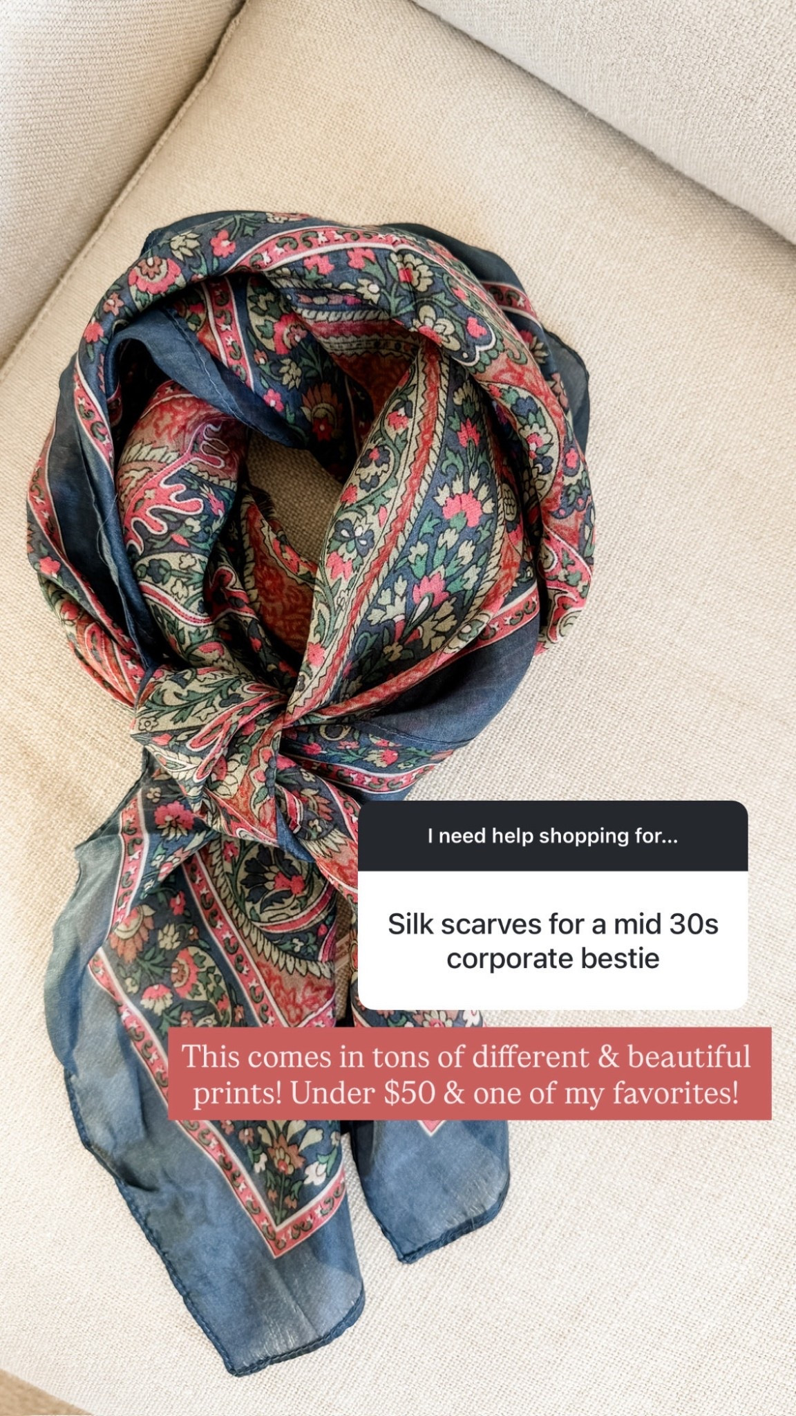 Love this patterned scarf from Free People! I’ve worn it a few times! It’s under $50, & it comes in other patterns as well!

Loverly Grey, scarf, favorite things party, accessories, free people 

#LTKGiftGuide #LTKFindsUnder50