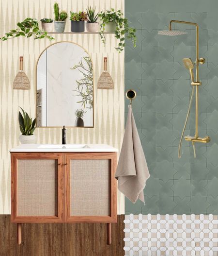 #bathroom #bathroomideas #home #homeinspo #moodboard #inspoboard #target #sale #wayfair #waydays #boho #shower #plants #walmart #midcentury

#LTKhome