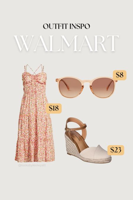 Summer OOTD from the Walmart 

Affordable fashion - Walmart finds 