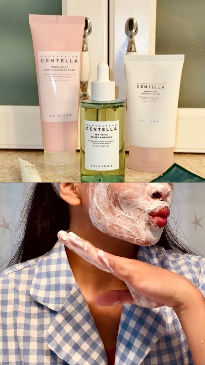 gently and effectively treating blemishes with @skin1004official ‘s natural Madagascar Centella skincare 🌱🌿✨

🛍️ shop on yesstyle.com @yesstyle dc: ANISHA1

skincare routine, natural skincare, centella skincare products, Korean skincare, glass skin, clear skin, glowing skin, healthy skin, soft skin, blemish control, blemish-free, spot treatment, beauty, beauty skincare content creator influencer, gentle skincare for sensitive skin, smooth skin texture, pore-less, how to get smaller pores, natural pure centella from Madagascar


#LTKU #LTKFindsUnder50 #LTKBeauty