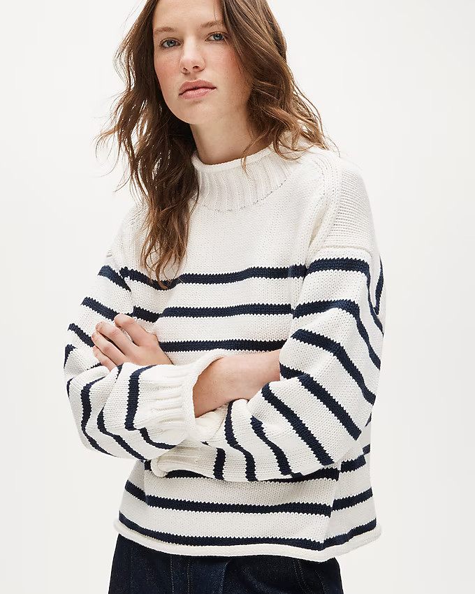 2025 Rollneck™ sweater in stripe | J. Crew US