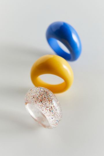 Roxy Resin Ring Set | Urban Outfitters (US and RoW)
