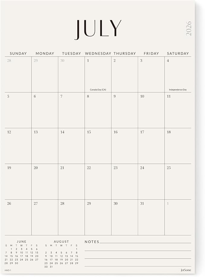 Magnetic Calendar for Refrigerator 2026-2027, Monthly Fridge Calendar From July 2026 to December ... | Amazon (US)