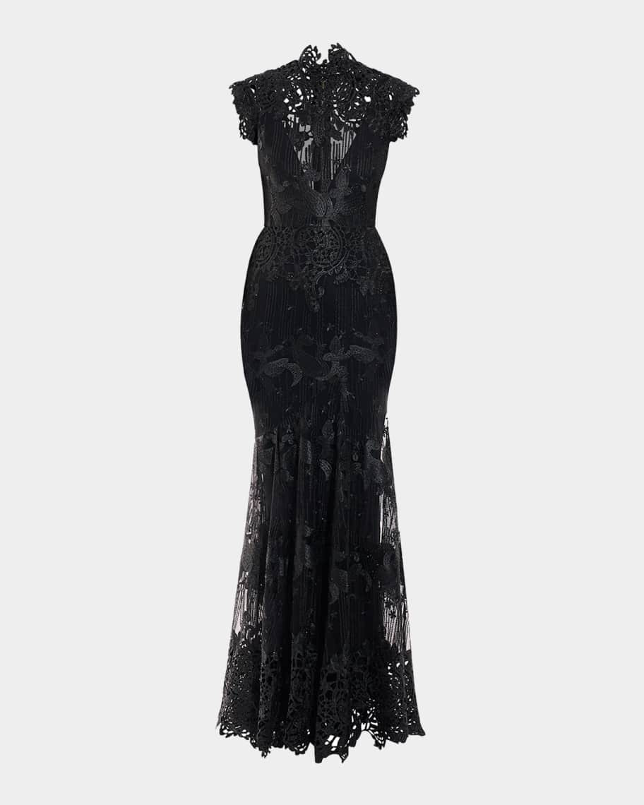 ZHIVAGO Stolen Dreams Sheer Lace Mermaid Gown | Neiman Marcus