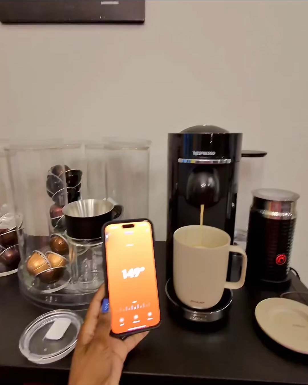 ☕️ Starting my day with the Nespresso VertuoPlus and Ember Mug—the ultimate duo for hot coffee perfection!

🎥 Captured this setup hands-free with my Meta Ray-Ban Smart Glasses, 🤓 
💡 Pro Tip: Brew your favorite espresso with the VertuoPlus and keep it at the ideal temperature in the Ember Mug for a consistently perfect sip.
Ready to upgrade your coffee game? Shop these essentials through my link 🔗 .
#LTKhome #CoffeeLovers #Nespresso #EmberMug #MetaRayBan #MorningRoutine #ComingInHot

#LTKHome #LTKWatchNow
