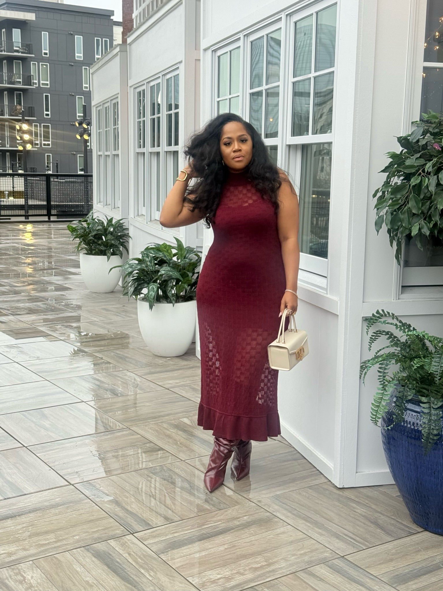 The gorgeous mesh panel dress was perfect for the indecisive Atlanta weather,.

#LTKdayinmylife #LTKgrwm #LTKootd