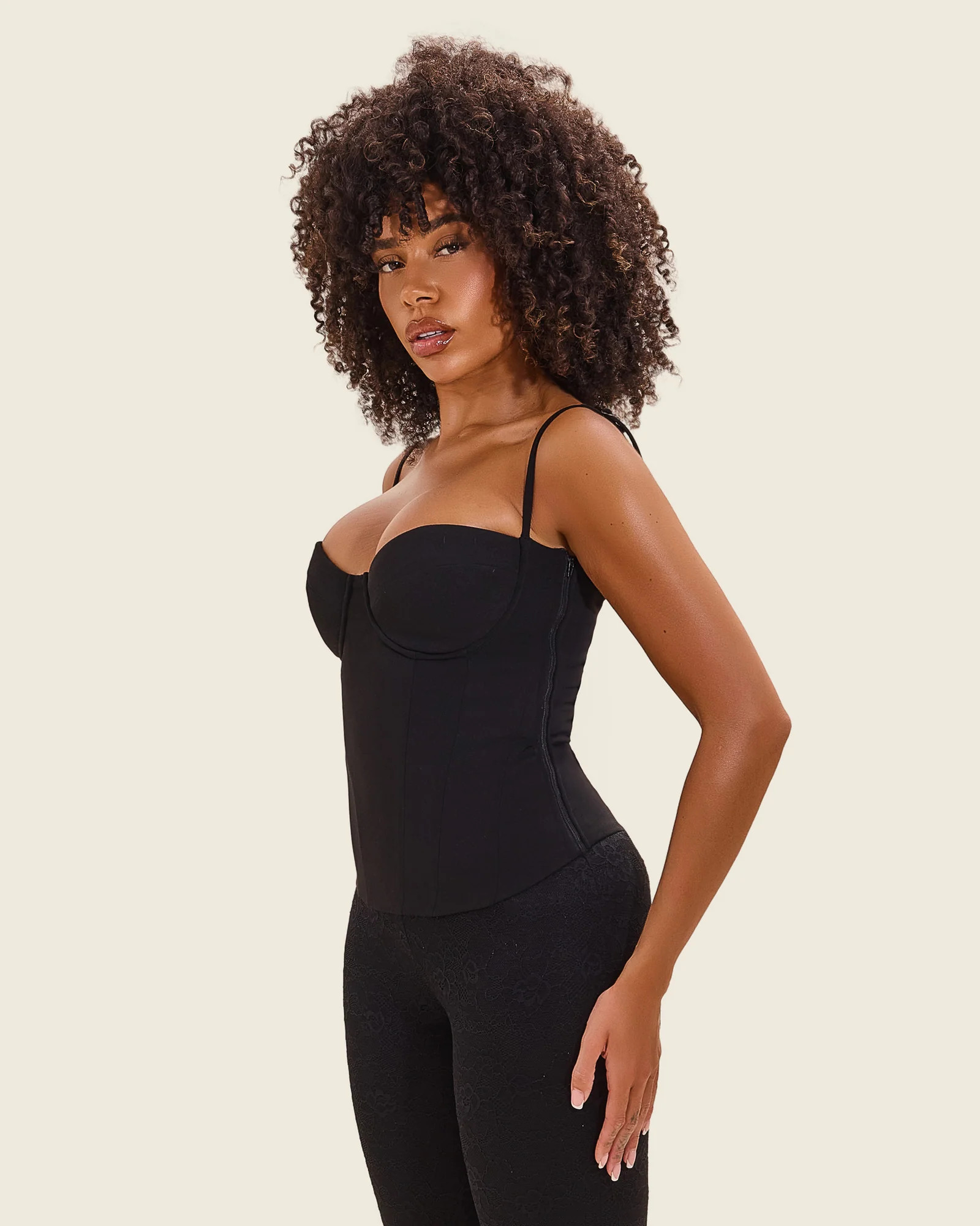 Fuller Bust - The Everly Corset in Black | Mars The Label