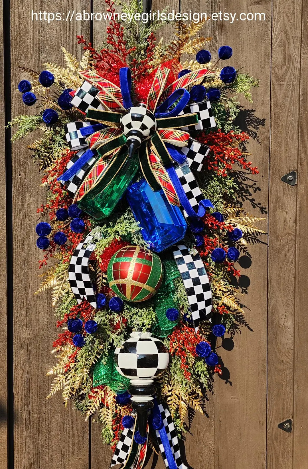 XL Glamourous Nutcracker Swag - Etsy | Etsy (US)