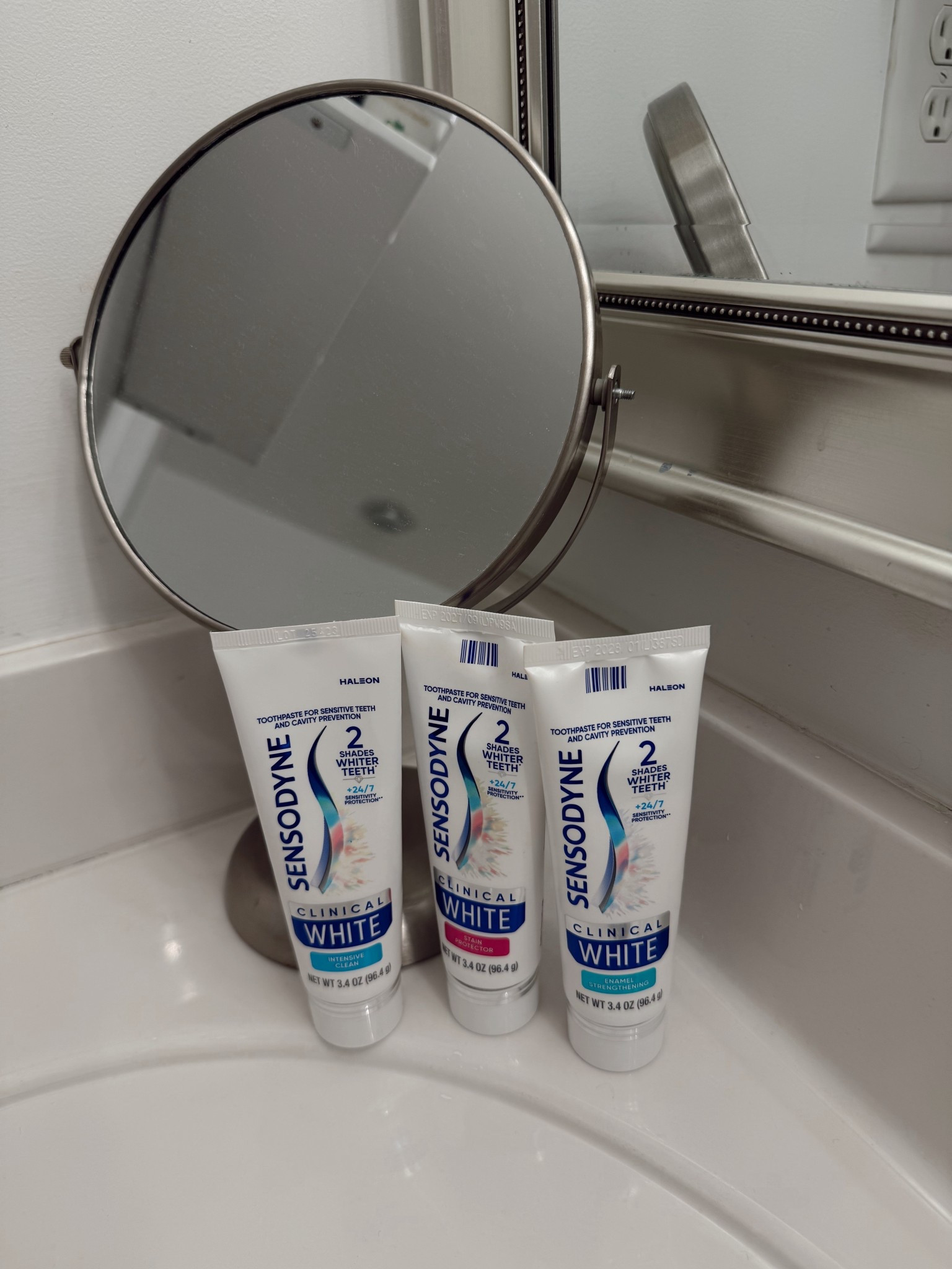 #ad | My favorite Sensodyne Clinical White toothpaste? Honestly can’t pick just one. Shop them all at Target! 

@Target @sensodyneus @shop.ltk
#teethwhitening #SensodyneClinicalWhite #NoWinceWhitening #TargetPartner #Target #liketkit
