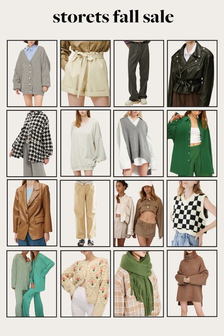 storets fall sale including faux leather jacket & shorts, green button down, brown mini skirt, etc #ltksale #ltkfall

#LTKSeasonal #LTKsalealert #LTKstyletip