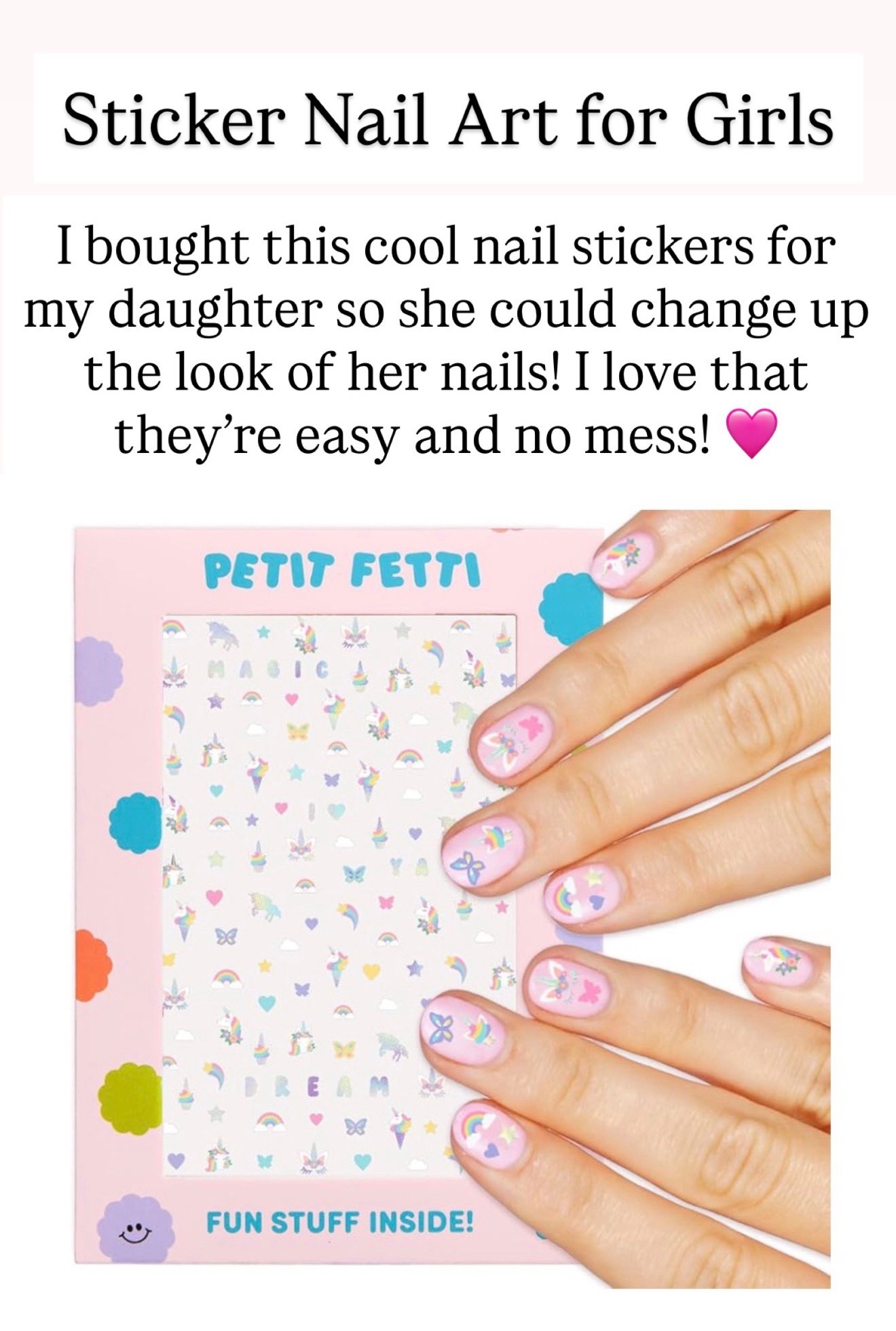 Sticker nails for girls 

#LTKBeauty #LTKKids