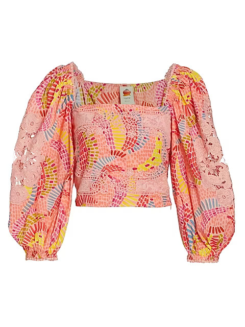 Dotted Bananas Blouse | Saks Fifth Avenue