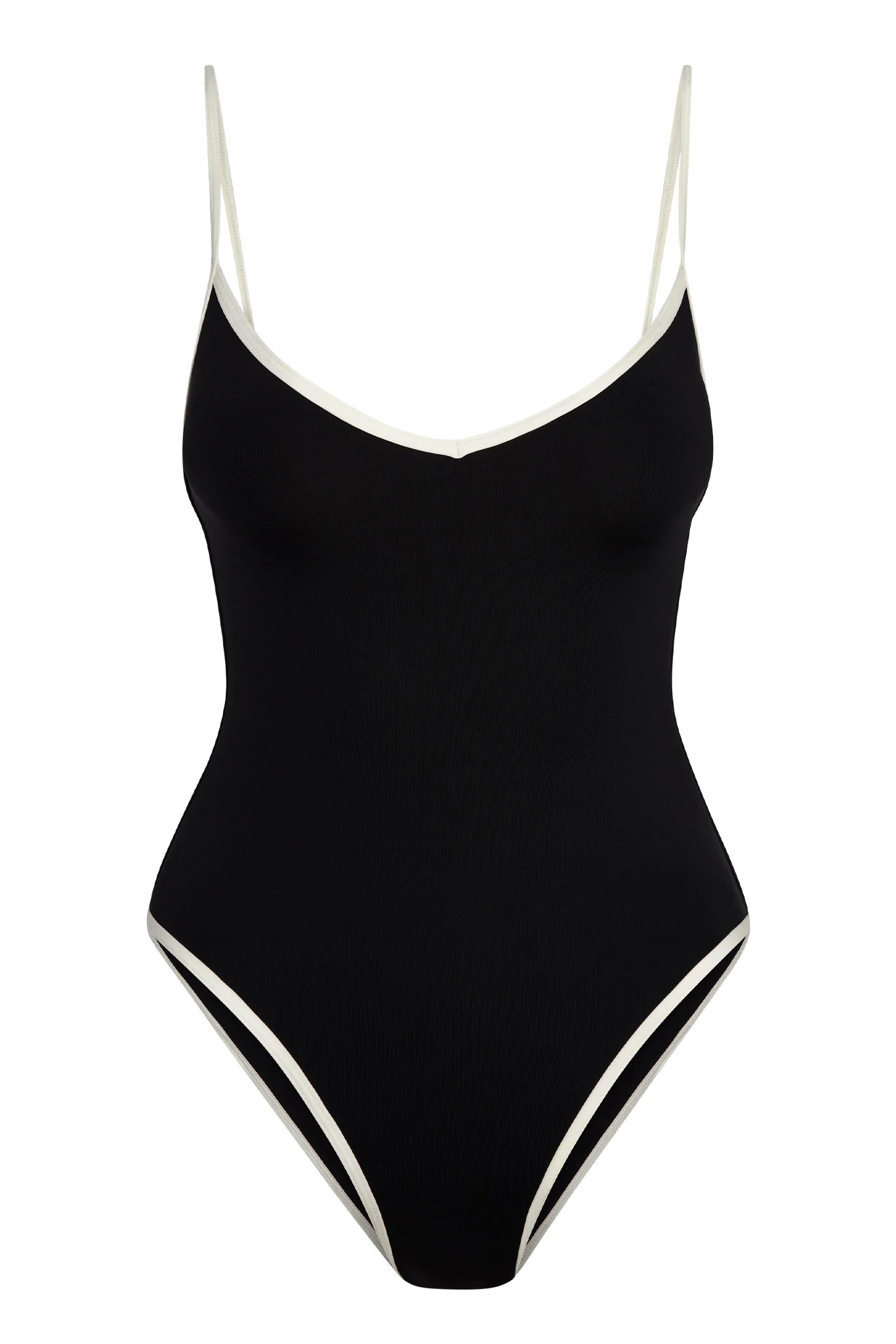 Ravello One Piece - Black/Ivory | Monday Swimwear