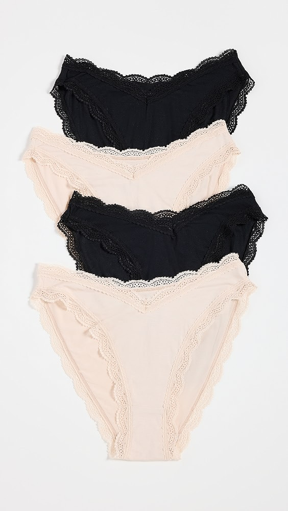 Stripe & Stare Dipped Knickers 4 Pack | Shopbop | Shopbop