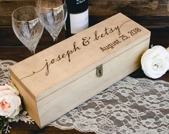 Personalized Wine Box Gift Set Ceremony Wine Box Wedding | Etsy | Etsy (US)