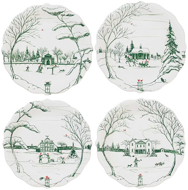 Country Estate Winter Frolic Party Plate Assorted Set of 4 | Bloomingdale's (US)