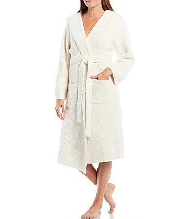 Barefoot Dreams CozyChic� Solid Ribbed Hooded Lounge Cozy Robe - 2 | Dillard's