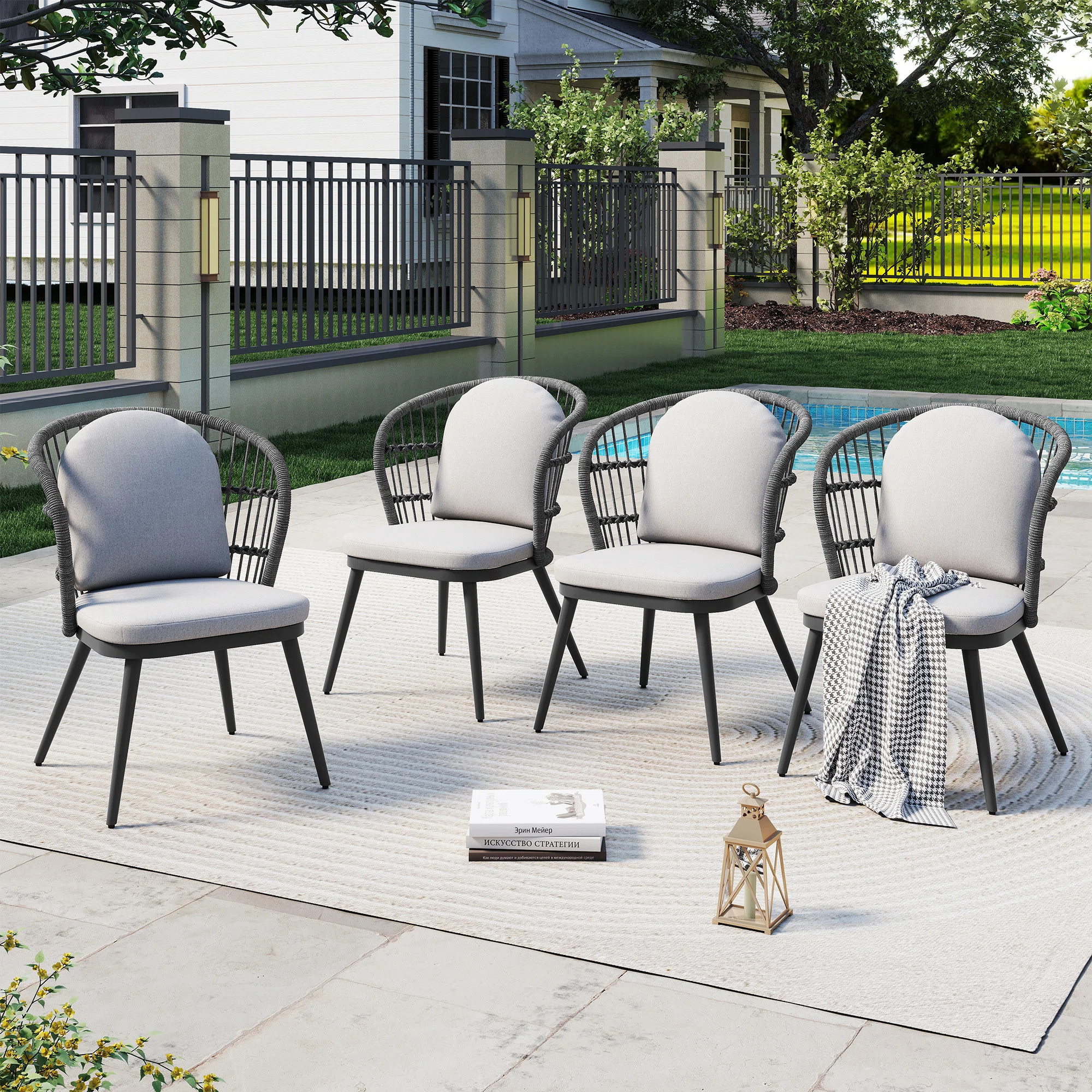 George Oliver Outdoor Aluminum Dining Set | Wayfair | Wayfair North America