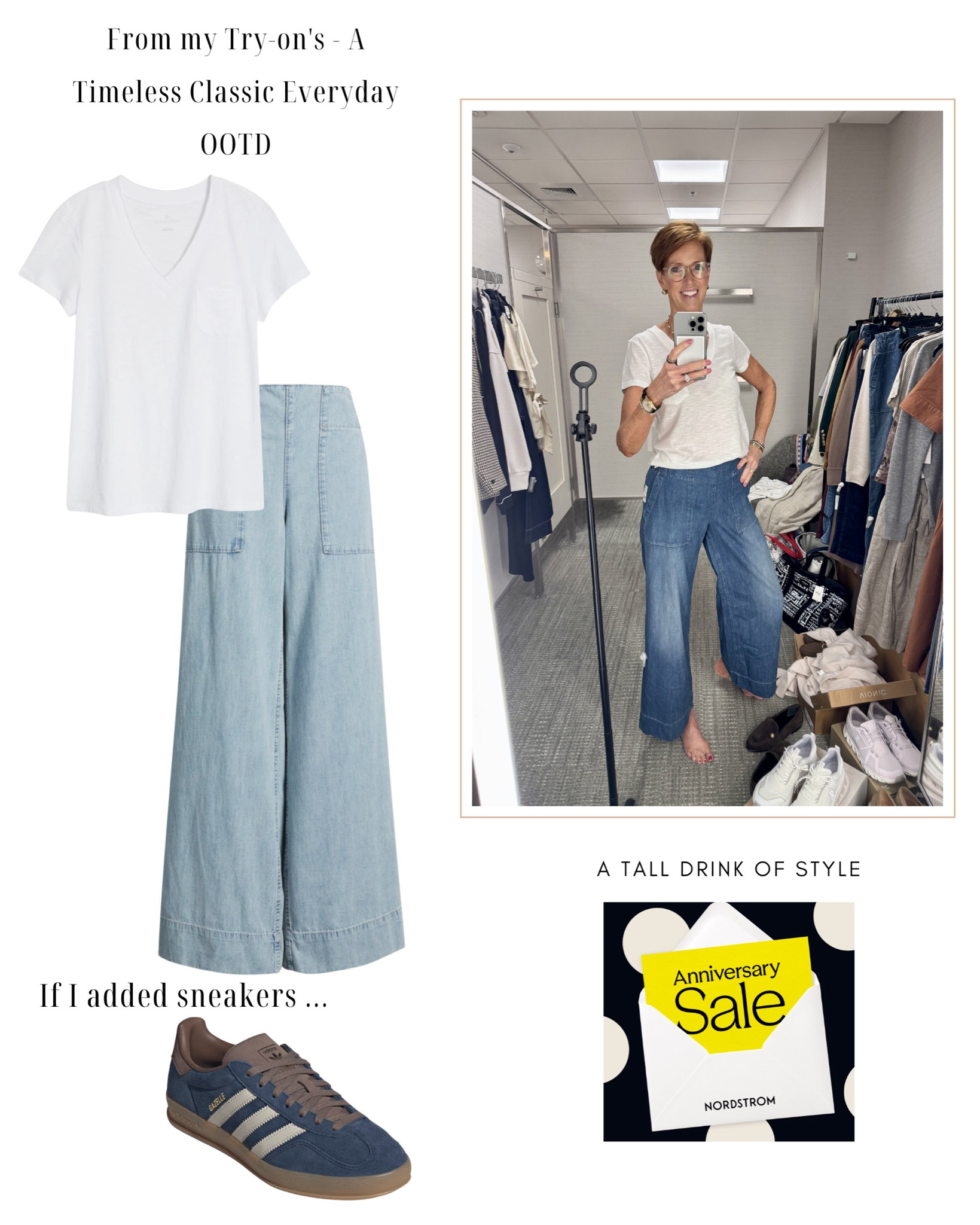 From my try on’s at Nordstrom - a timeless classic OOTD